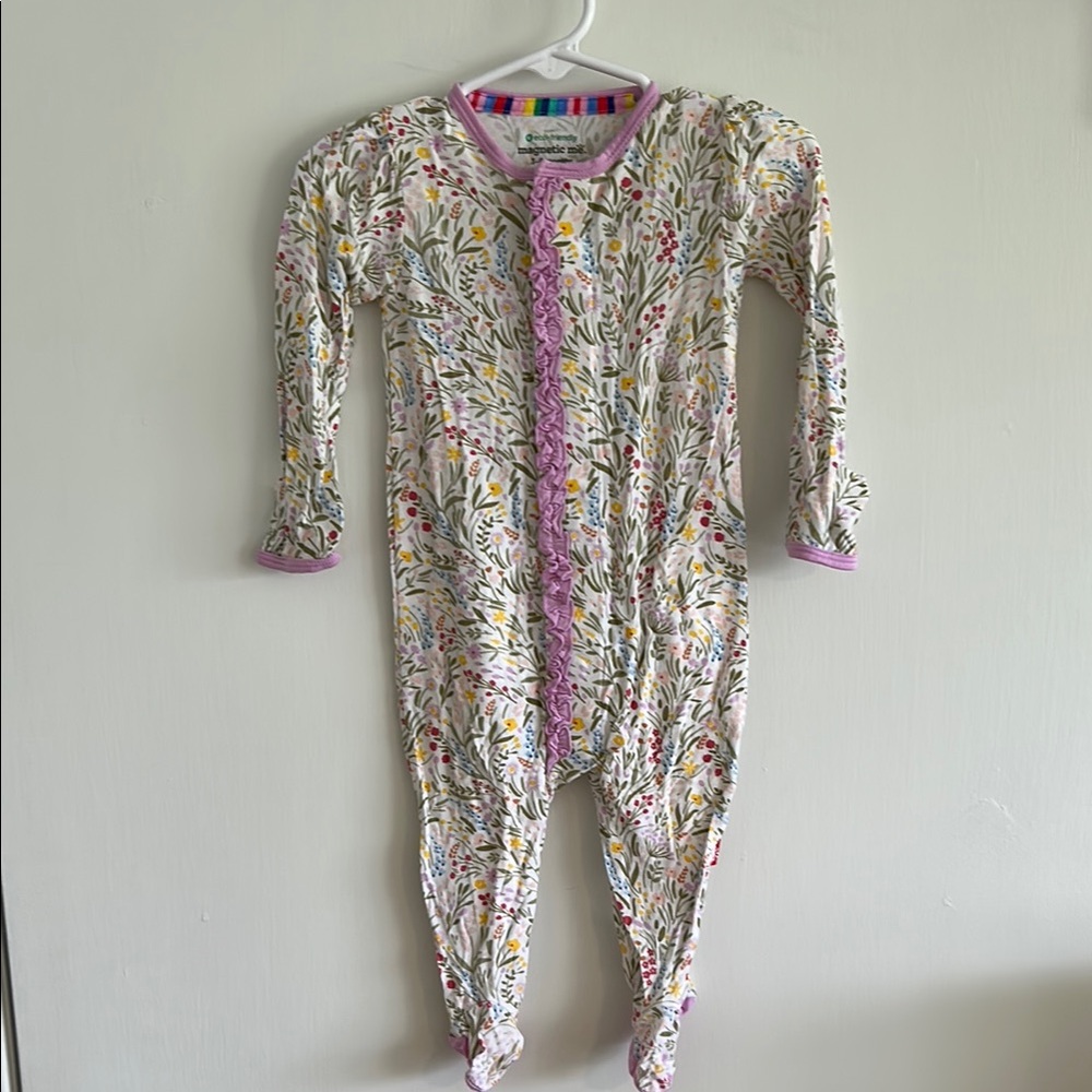 Magnetic Me Modal Floral Sleeper with Ruffles